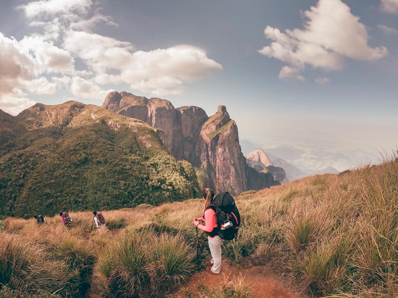 Bastão de Caminhada como usar